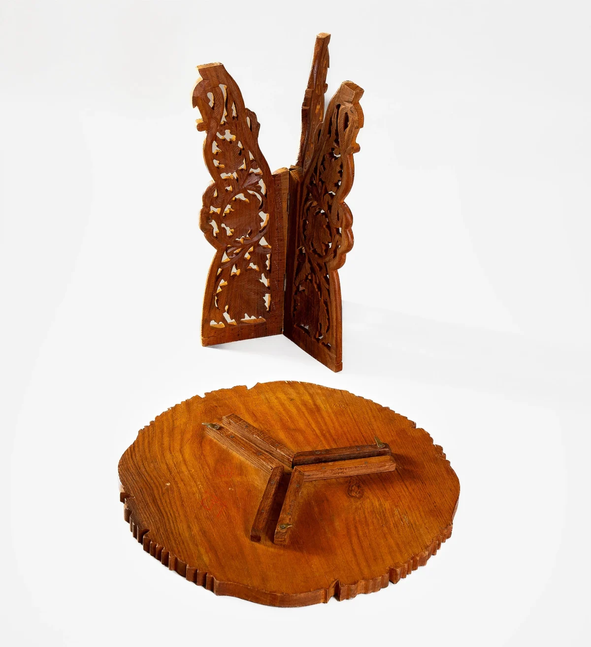 Carved Indian Kashmiri Tables - Image 4