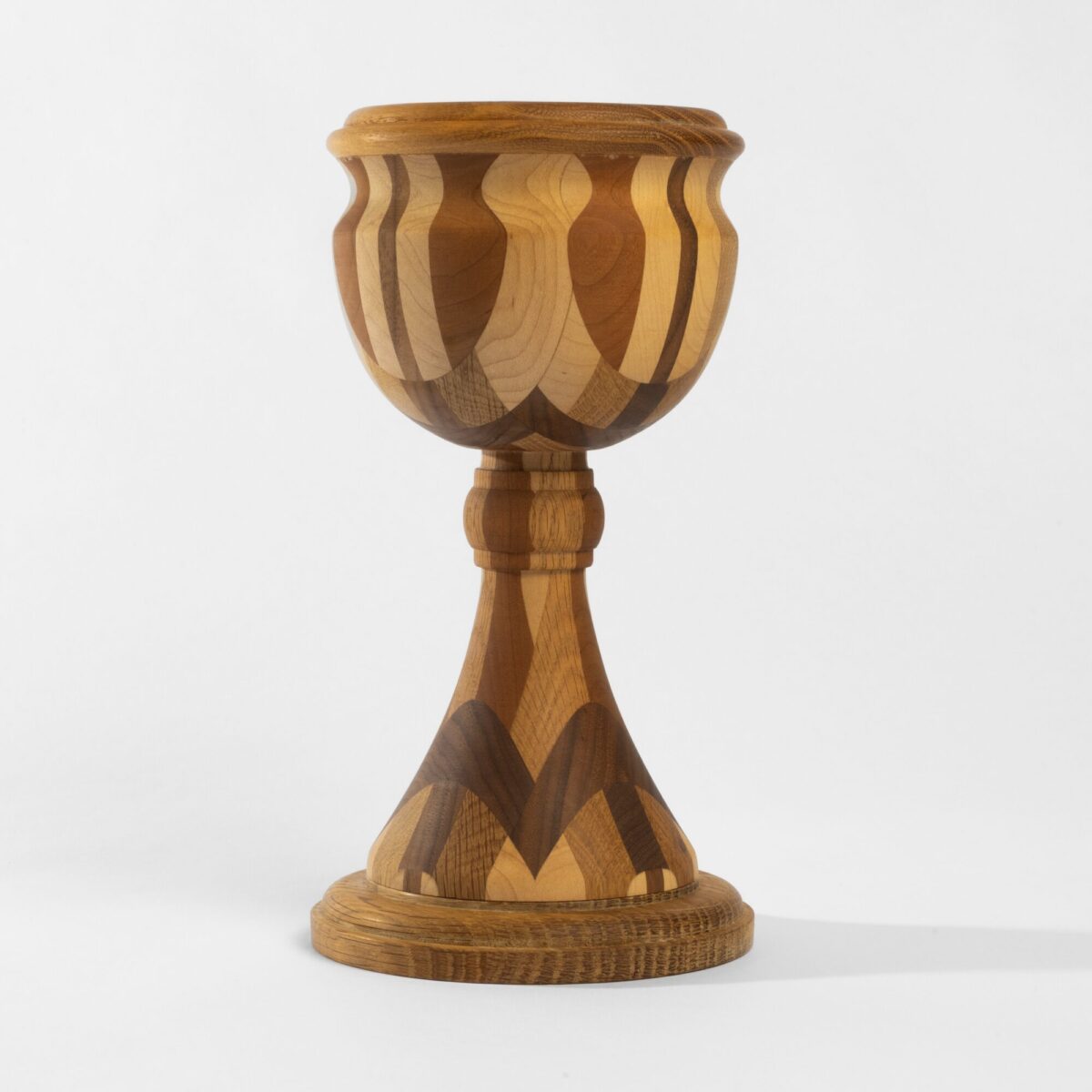 Wooden Marquetry Chalice - Image 2