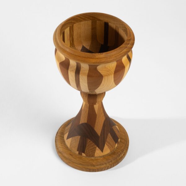 Wooden Marquetry Chalice