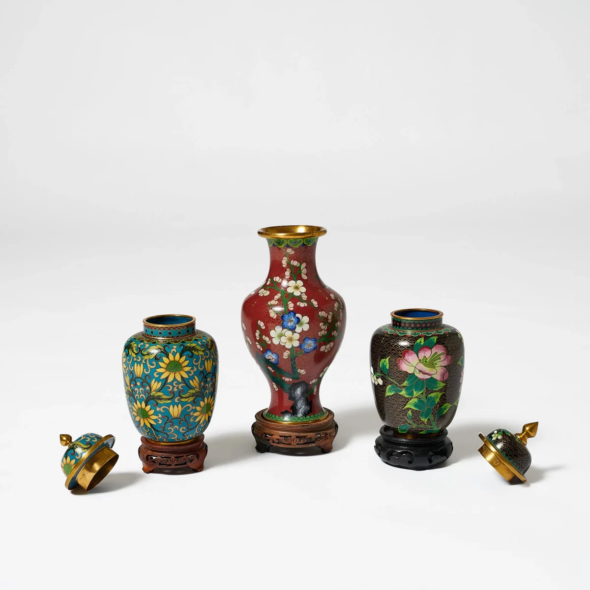 Cloisonné  Jars - Image 2