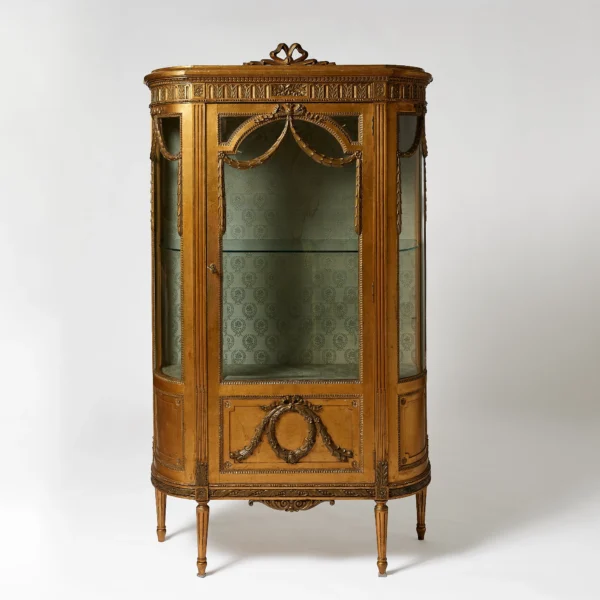 French Wood and Gilt Vitrine