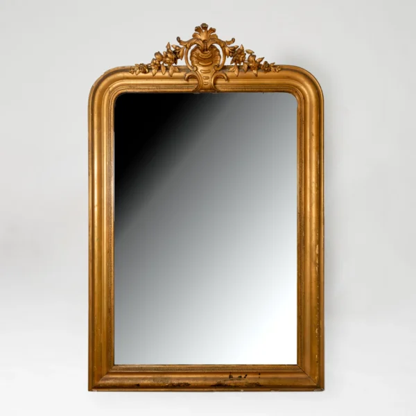 Large Antique Gilt Mirror