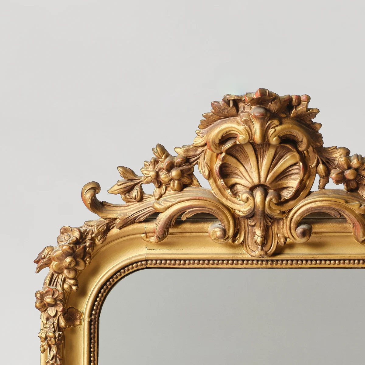 Mid-Size Carved Gilt Mirror - Image 3