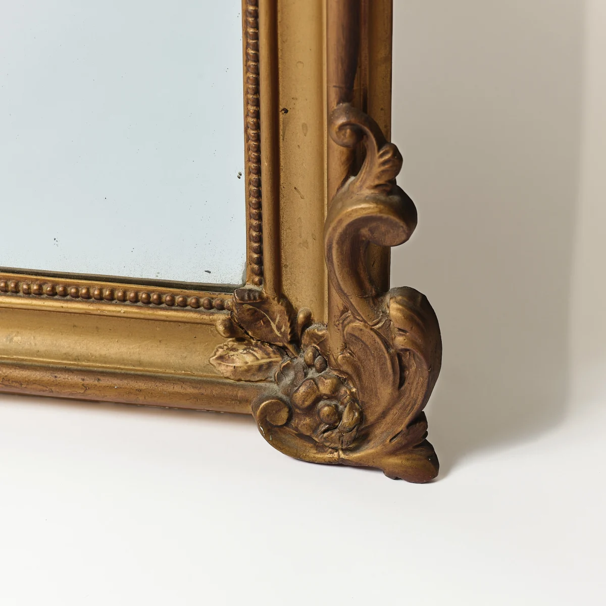 Mid-Size Carved Gilt Mirror - Image 5