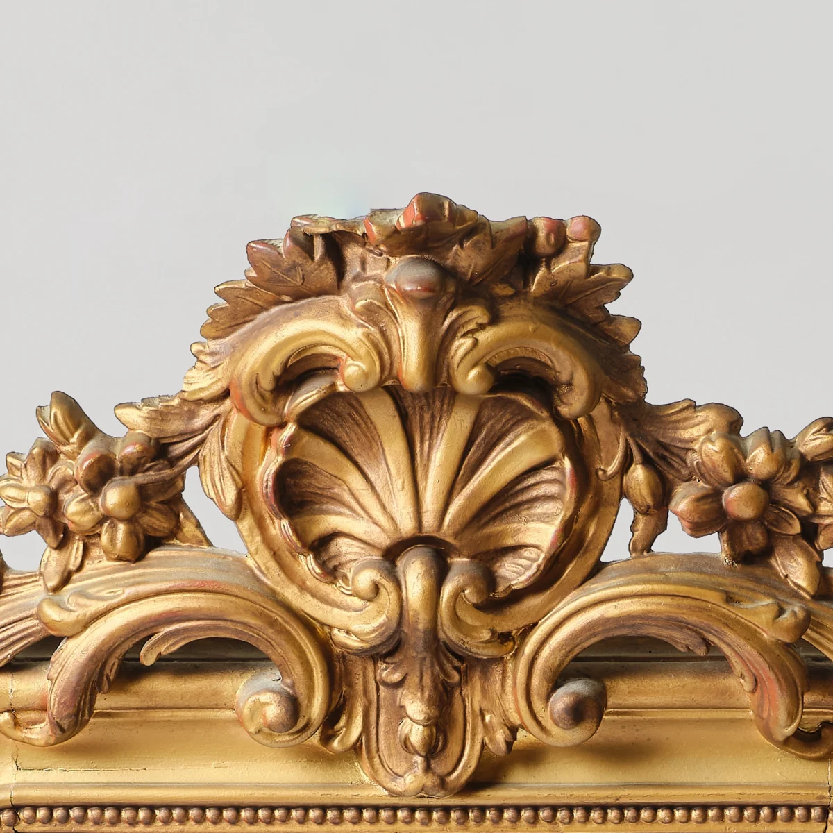 Mid-Size Carved Gilt Mirror - Image 4