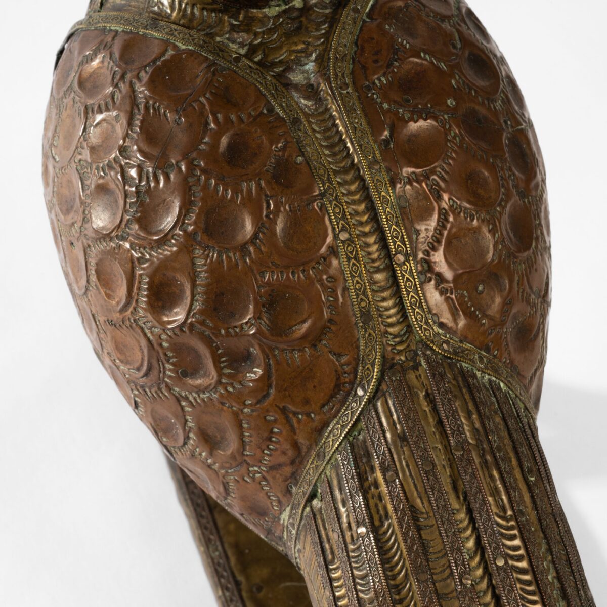 Vintage Peacock Statue - Image 3