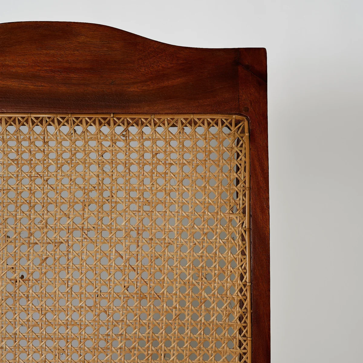 Wood and Cane Indian Plantation Chairs - Image 5