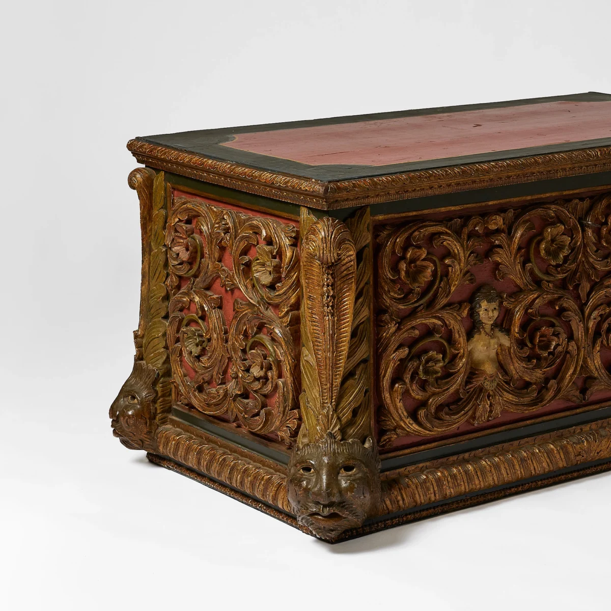 Antique Renaissance Chest - Image 3