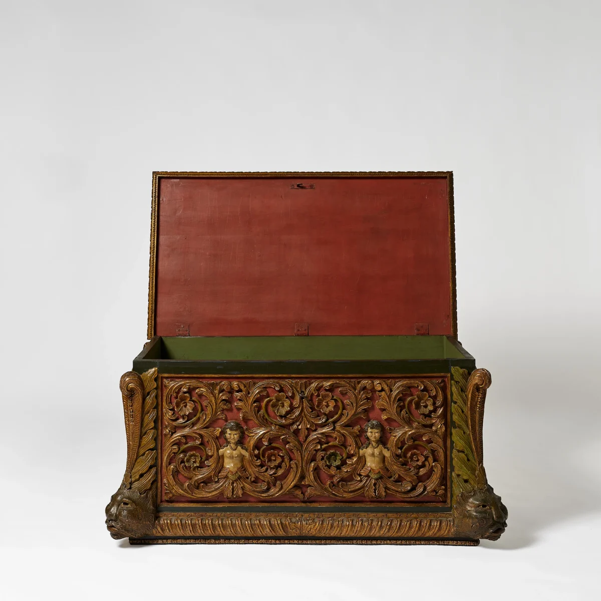 Antique Renaissance Chest - Image 4