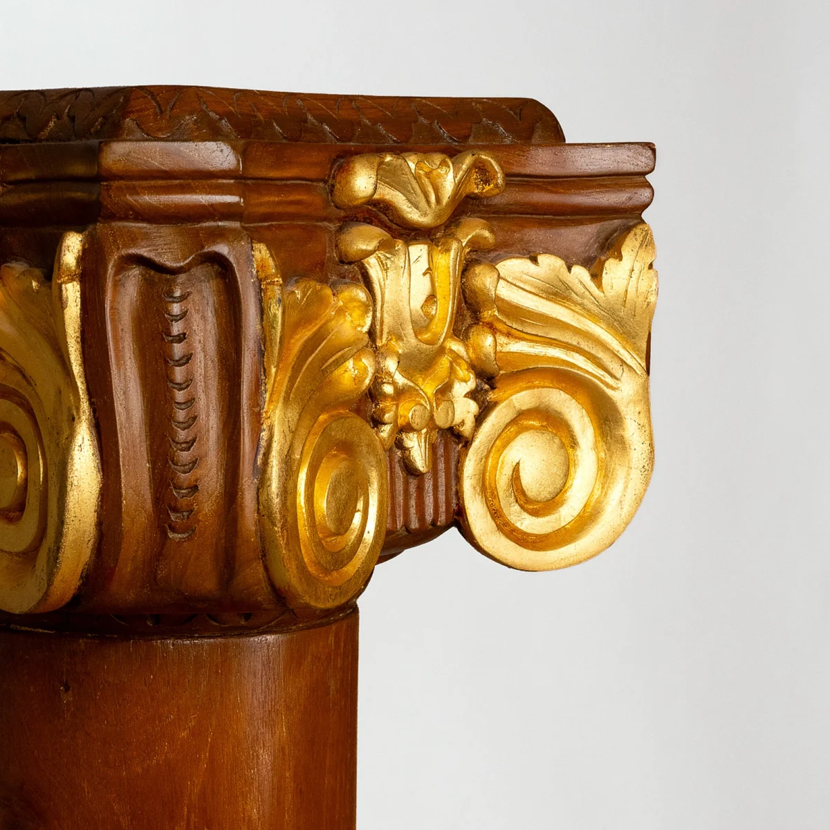 Solid Wood Carved Pedestals - Image 6