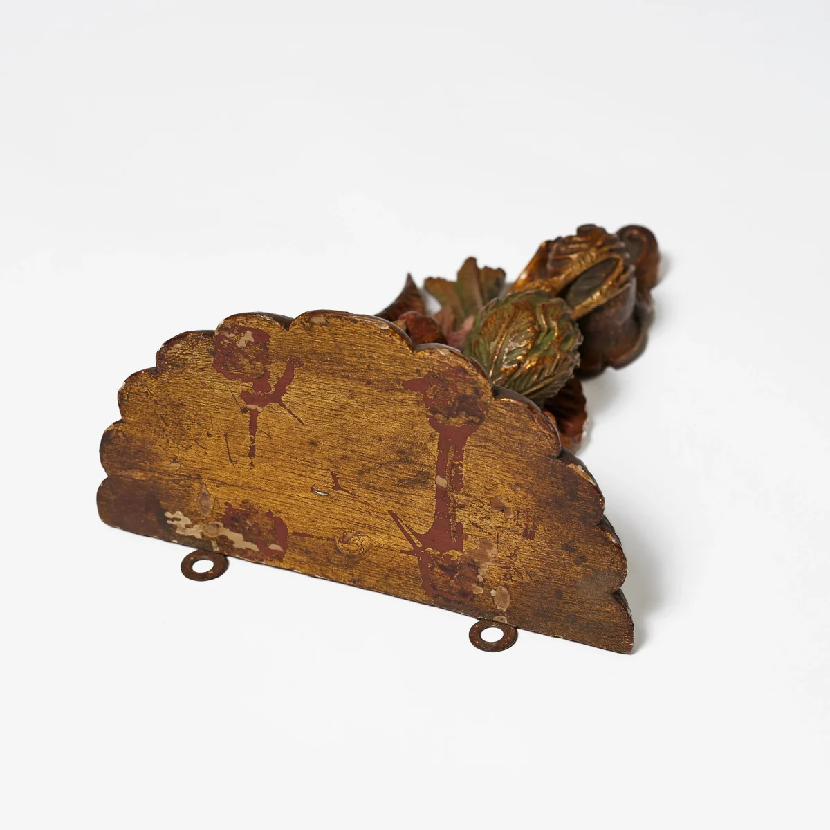 Wood and Polychrome Wall Sconces - Image 4