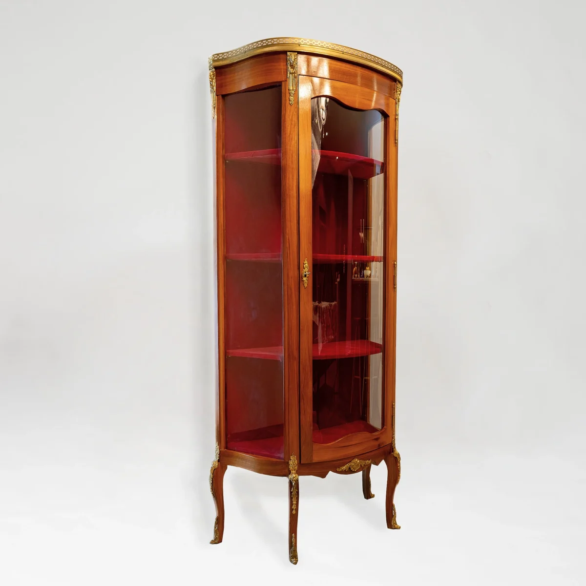 19th Century Style French Vitrine in Wood and Ormolu - Image 2